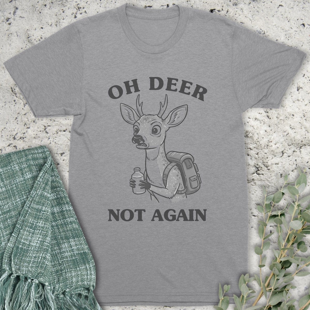 Stepping Green T-Shirt Oh Deer T-Shirt
