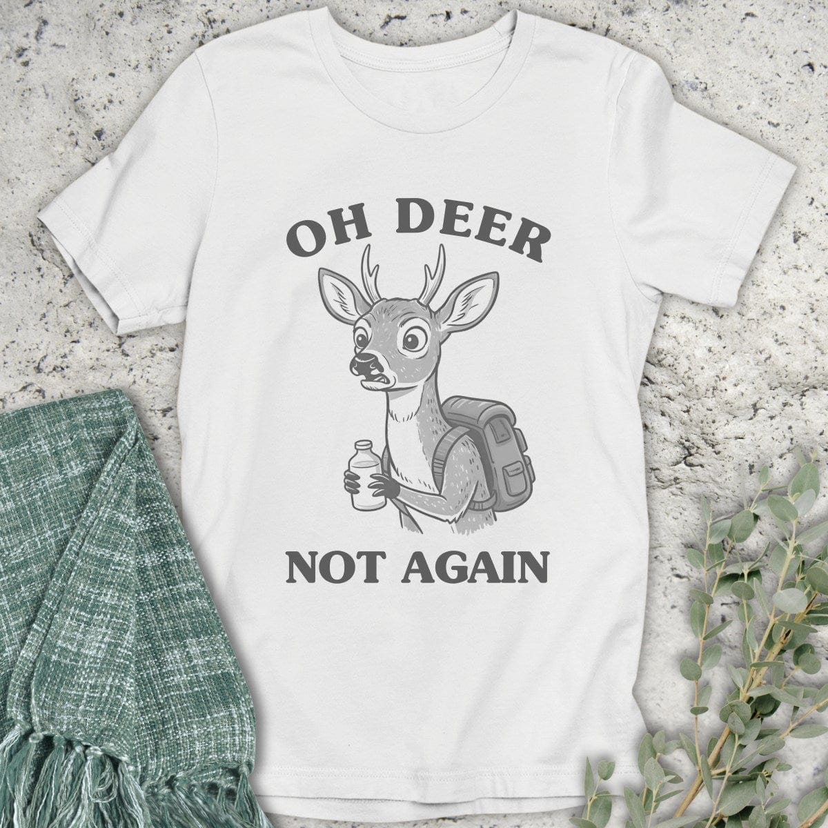 Stepping Green T-Shirt Oh Deer T-Shirt