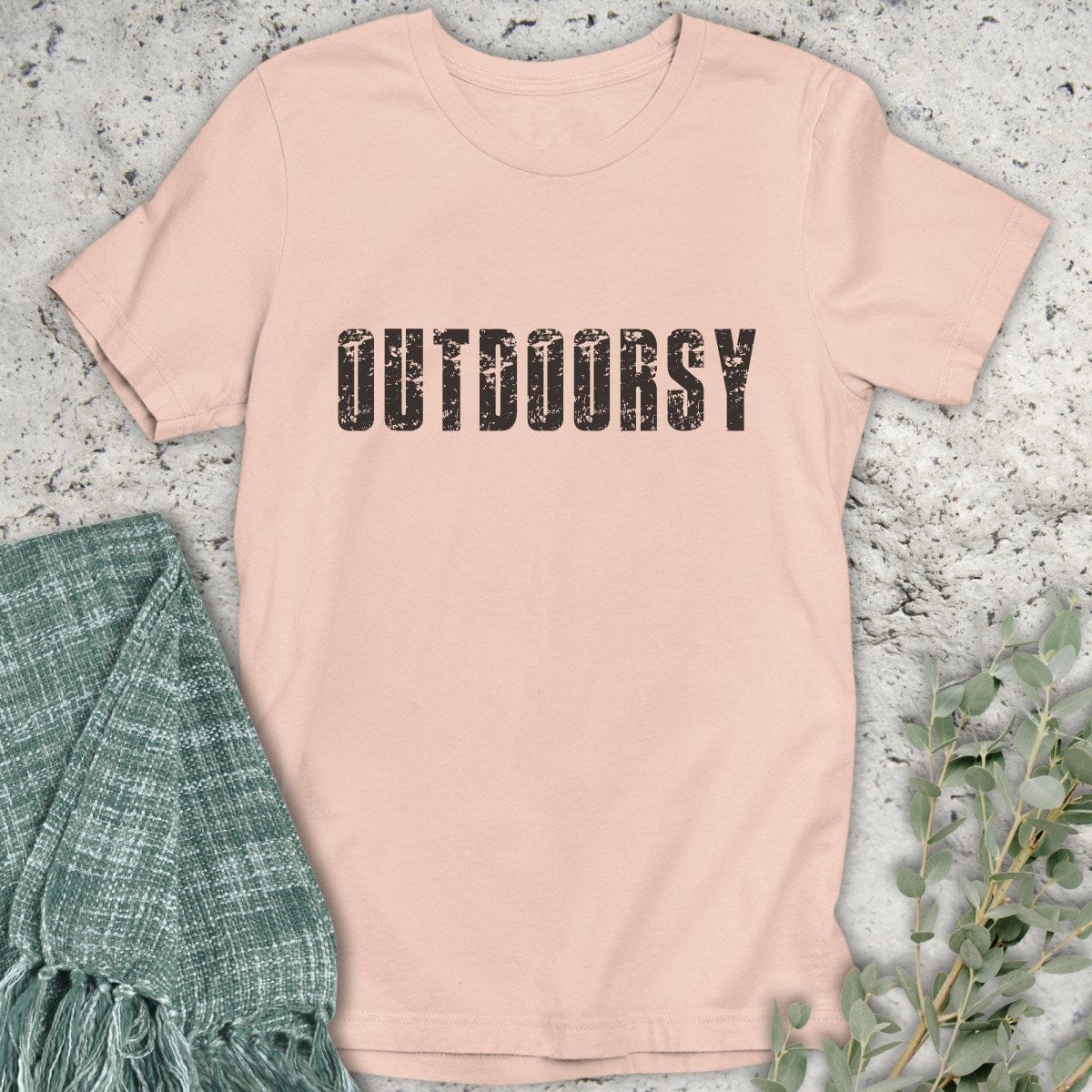 Stepping Green T-Shirt Outdoorsy T-Shirt