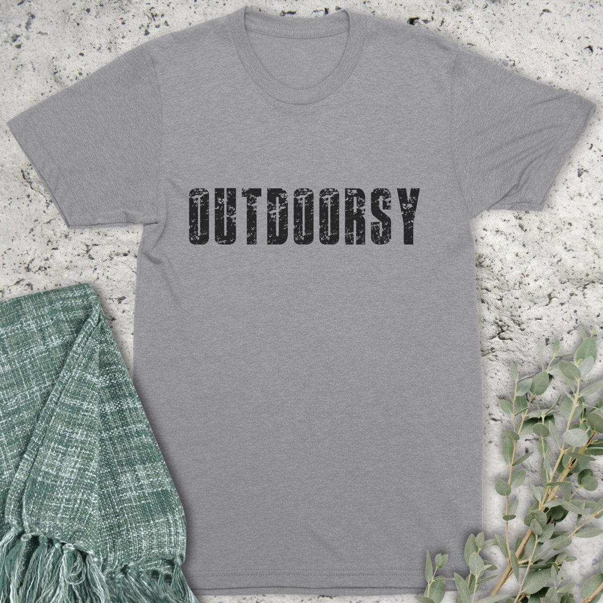 Stepping Green T-Shirt Outdoorsy T-Shirt