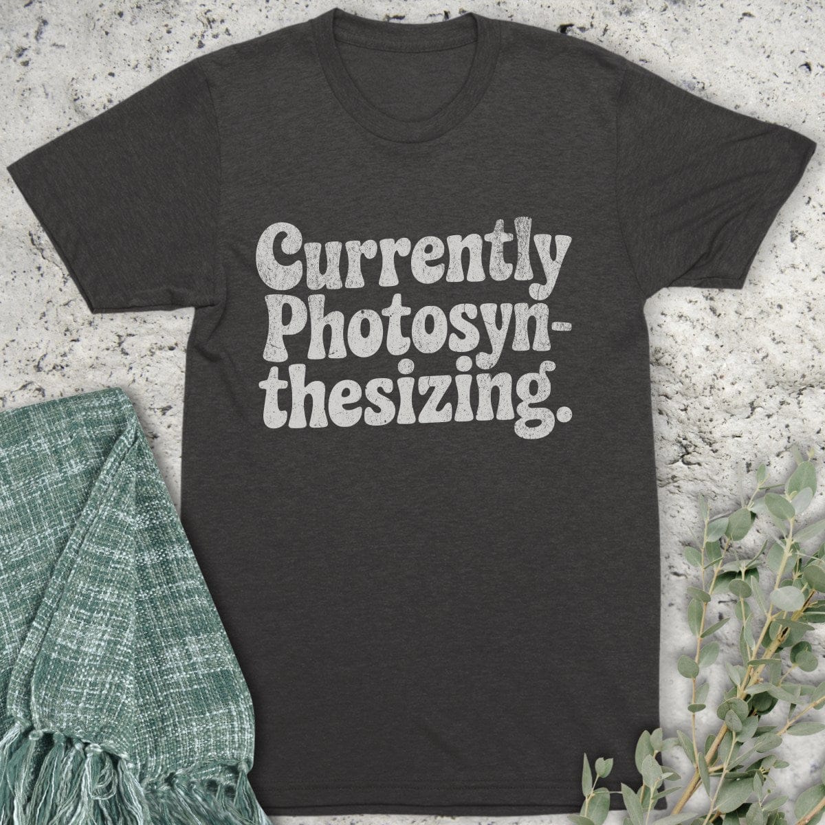 Stepping Green T-Shirt Photosynthesizing Organic T-Shirt