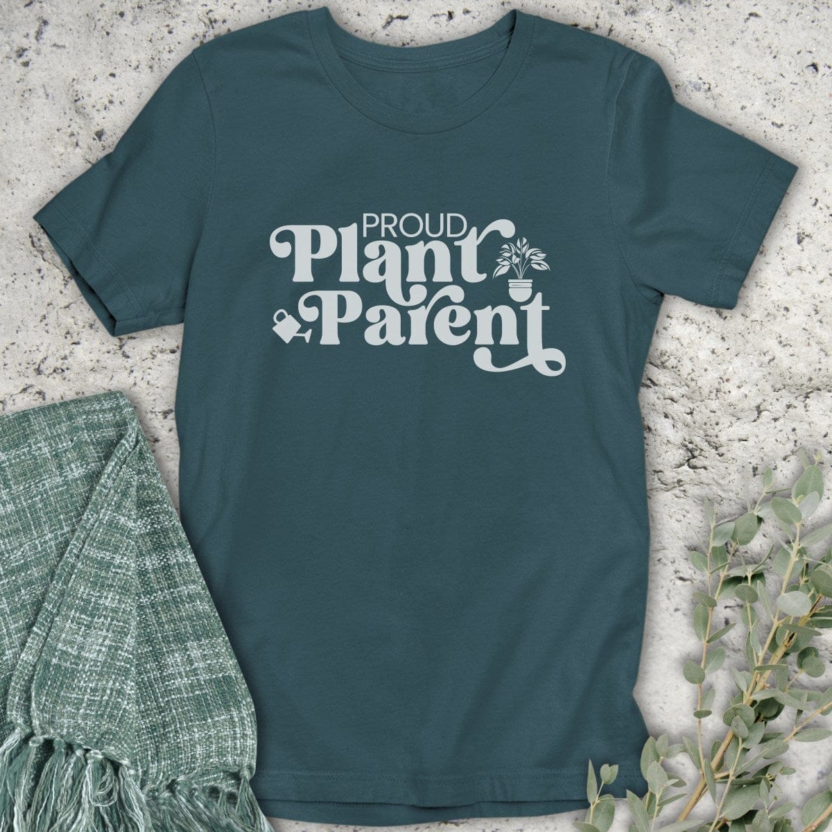 Stepping Green T-Shirt Plant Parent Organic T-Shirt
