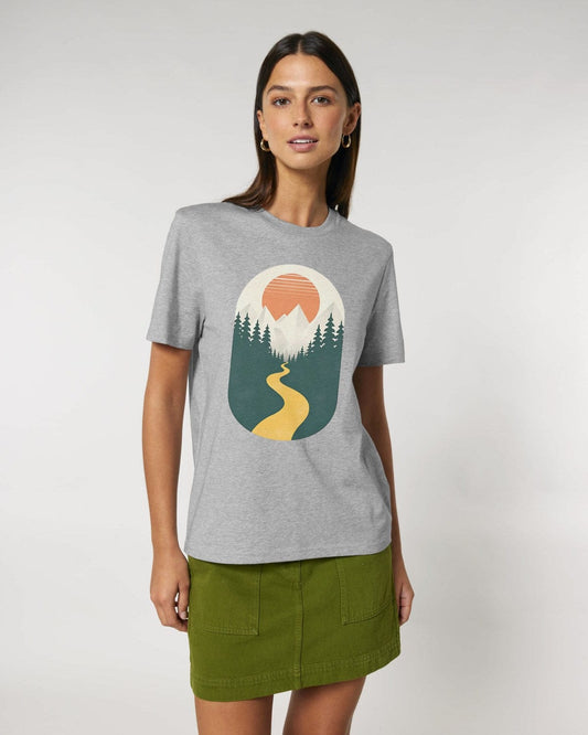 Stepping Green T-Shirt Retro Trail T-Shirt