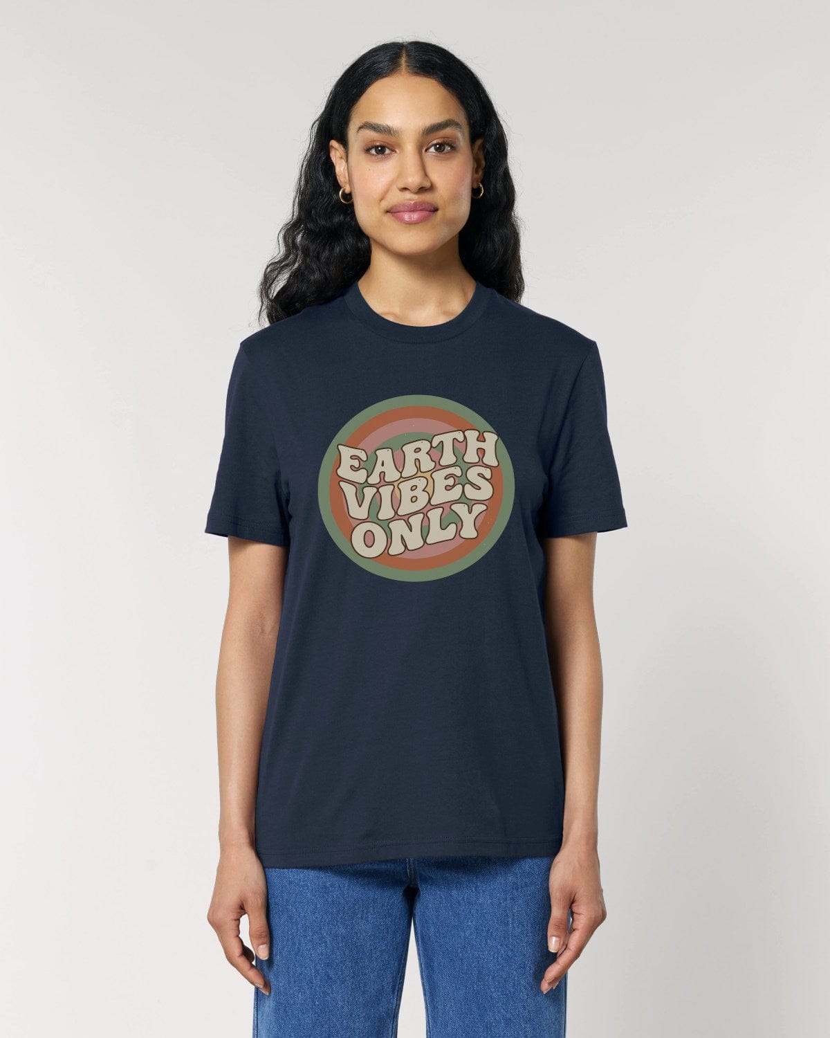 Stepping Green T-Shirt Rooted Earth Vibes T-Shirt