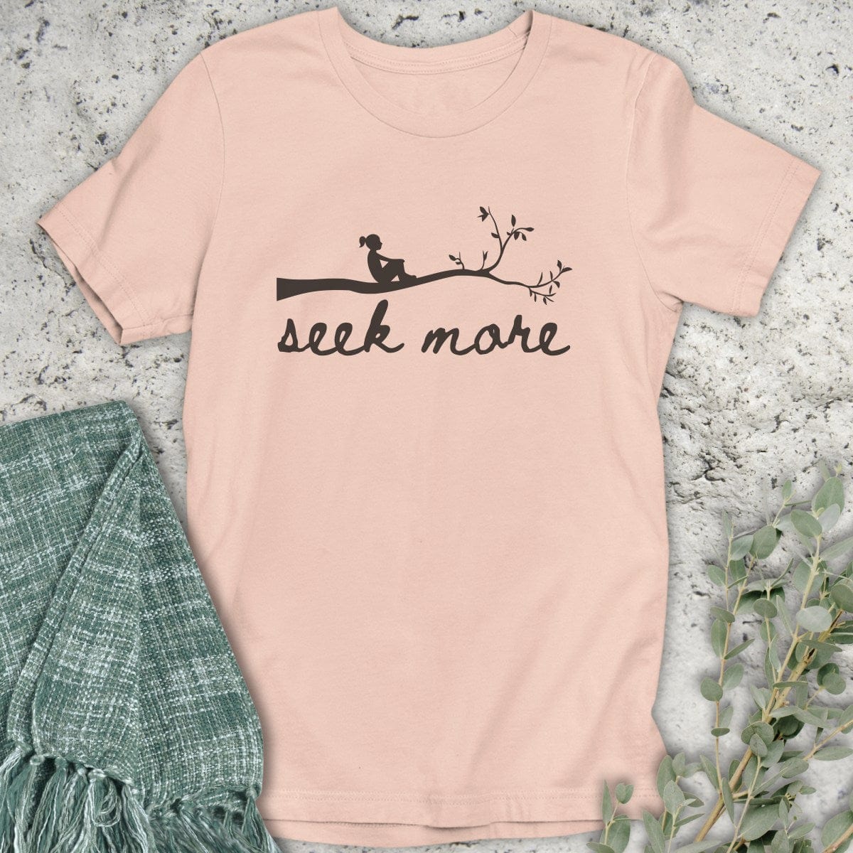 Stepping Green T-Shirt Seek More T-Shirt