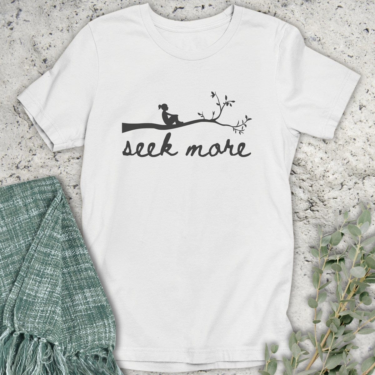 Stepping Green T-Shirt Seek More T-Shirt