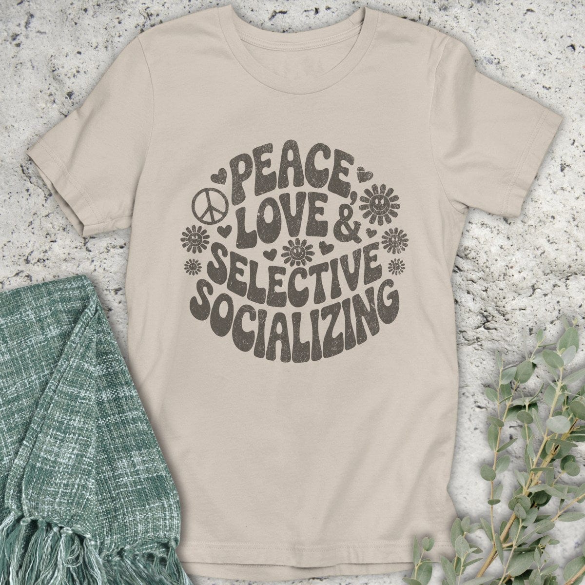 Stepping Green T-Shirt Selective Socializing T-Shirt