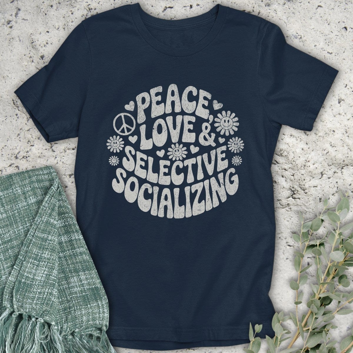 Stepping Green T-Shirt Selective Socializing T-Shirt