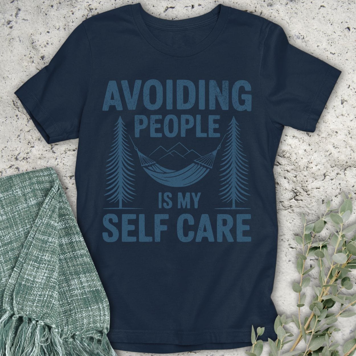 Stepping Green T-Shirt Self Care T-Shirt