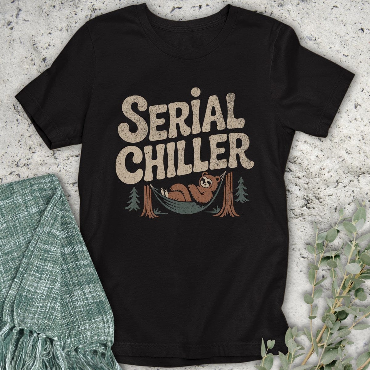Stepping Green T-Shirt Serial Chiller Bear T-Shirt