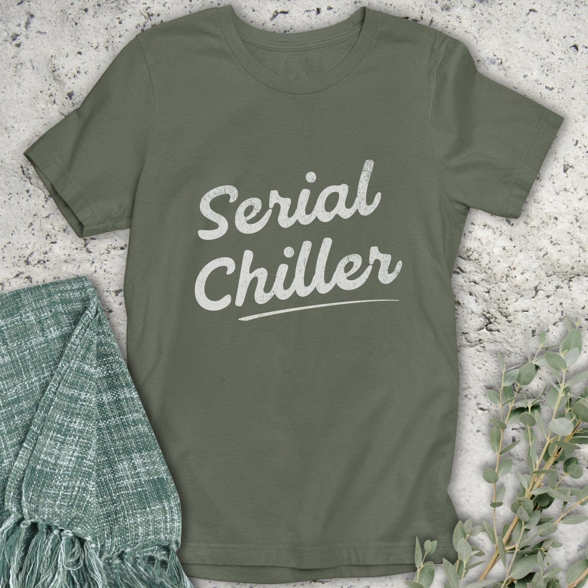 Stepping Green T-Shirt Serial Chiller T-Shirt