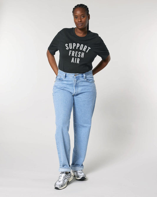 Stepping Green T-Shirt Support Fresh Air T-Shirt