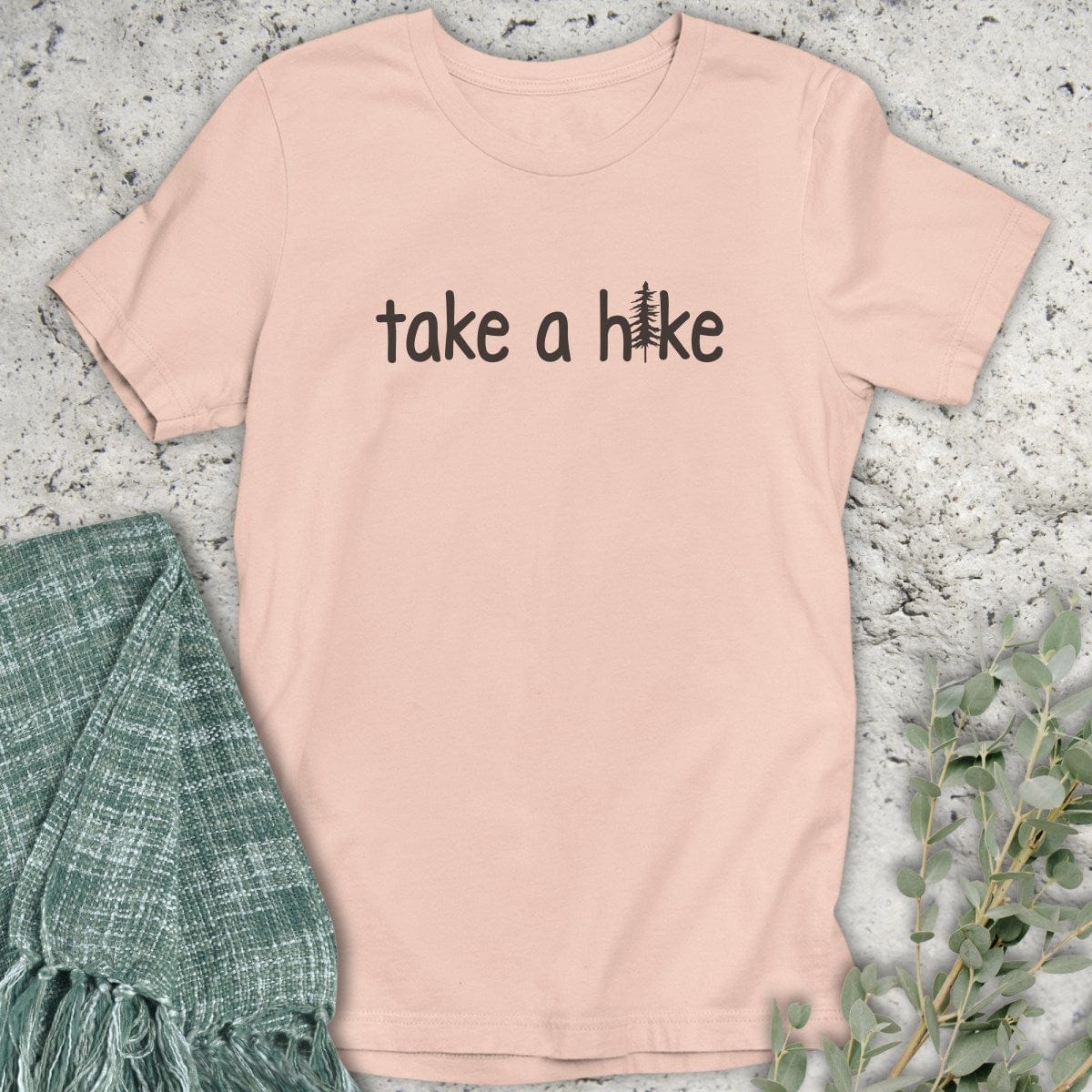 Stepping Green T-Shirt Take A Hike T-Shirt