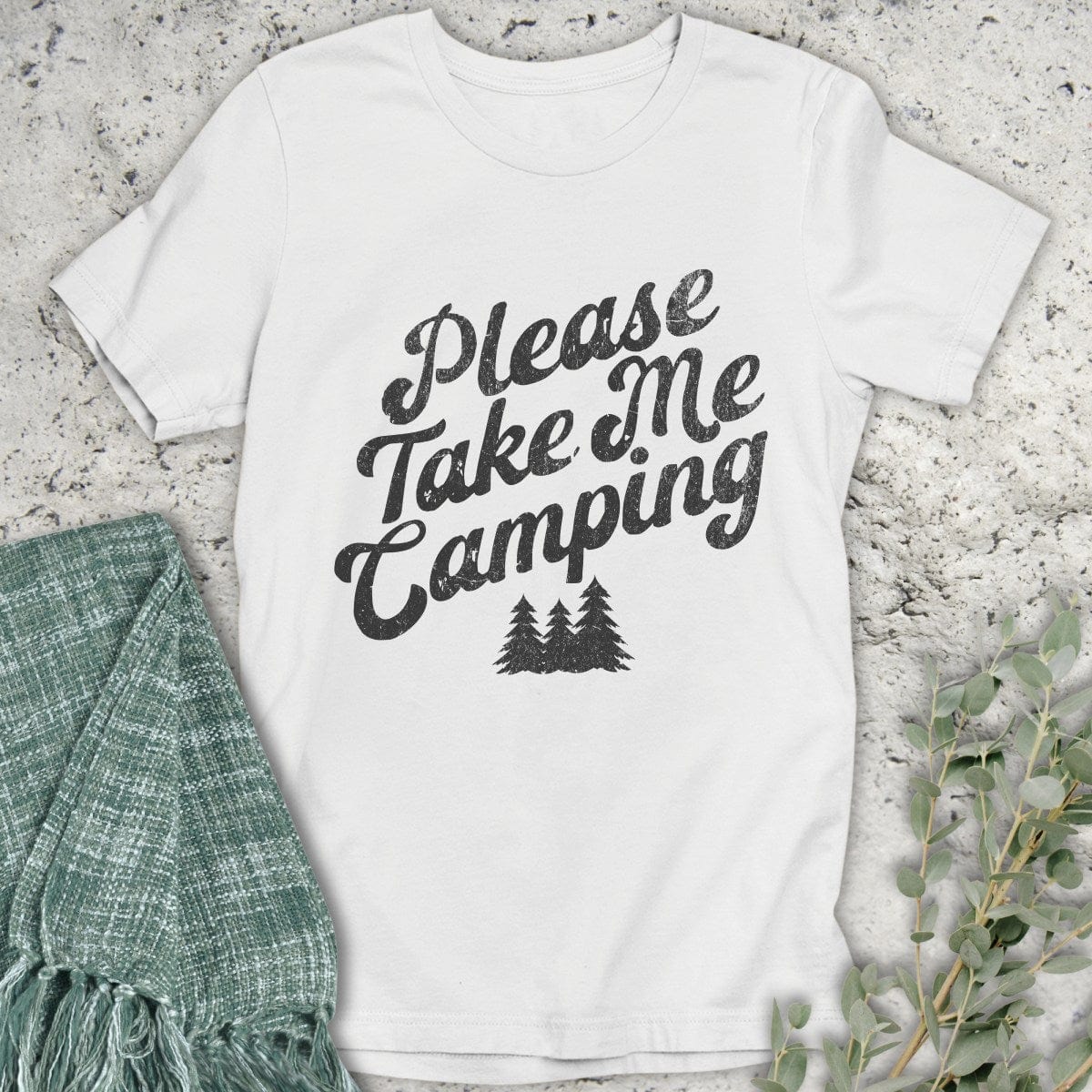 Stepping Green T-Shirt Take Me Camping T-Shirt