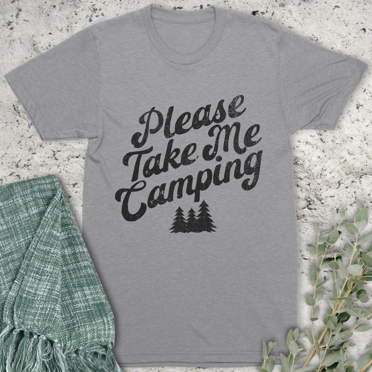 Stepping Green T-Shirt Take Me Camping T-Shirt
