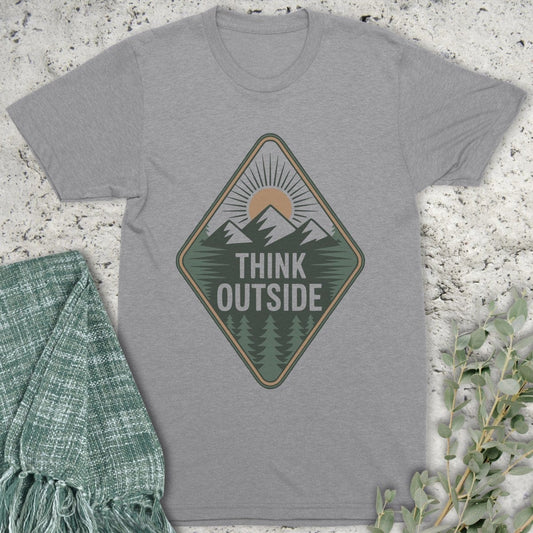 Stepping Green T-Shirt Think Outside Diamond T-Shirt