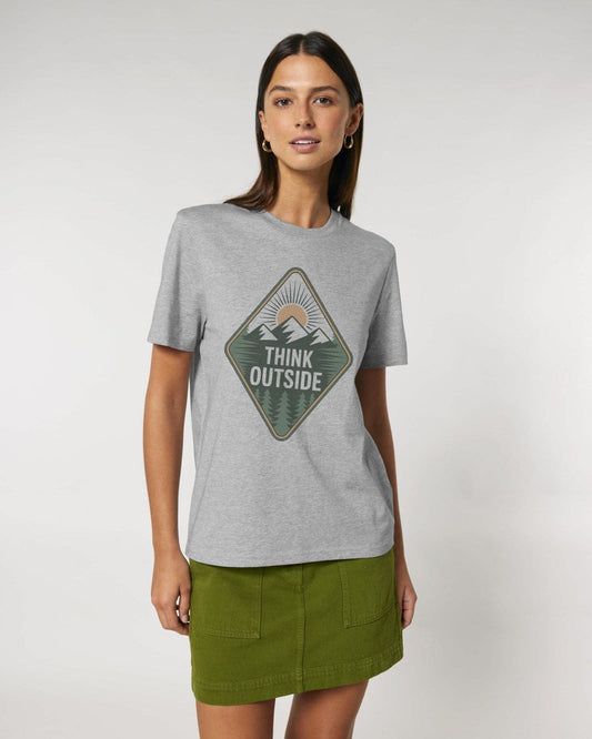 Stepping Green T-Shirt Think Outside Diamond T-Shirt