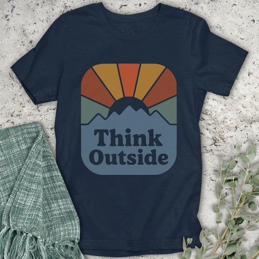 Stepping Green T-Shirt Think Outside Sun Ray T-Shirt