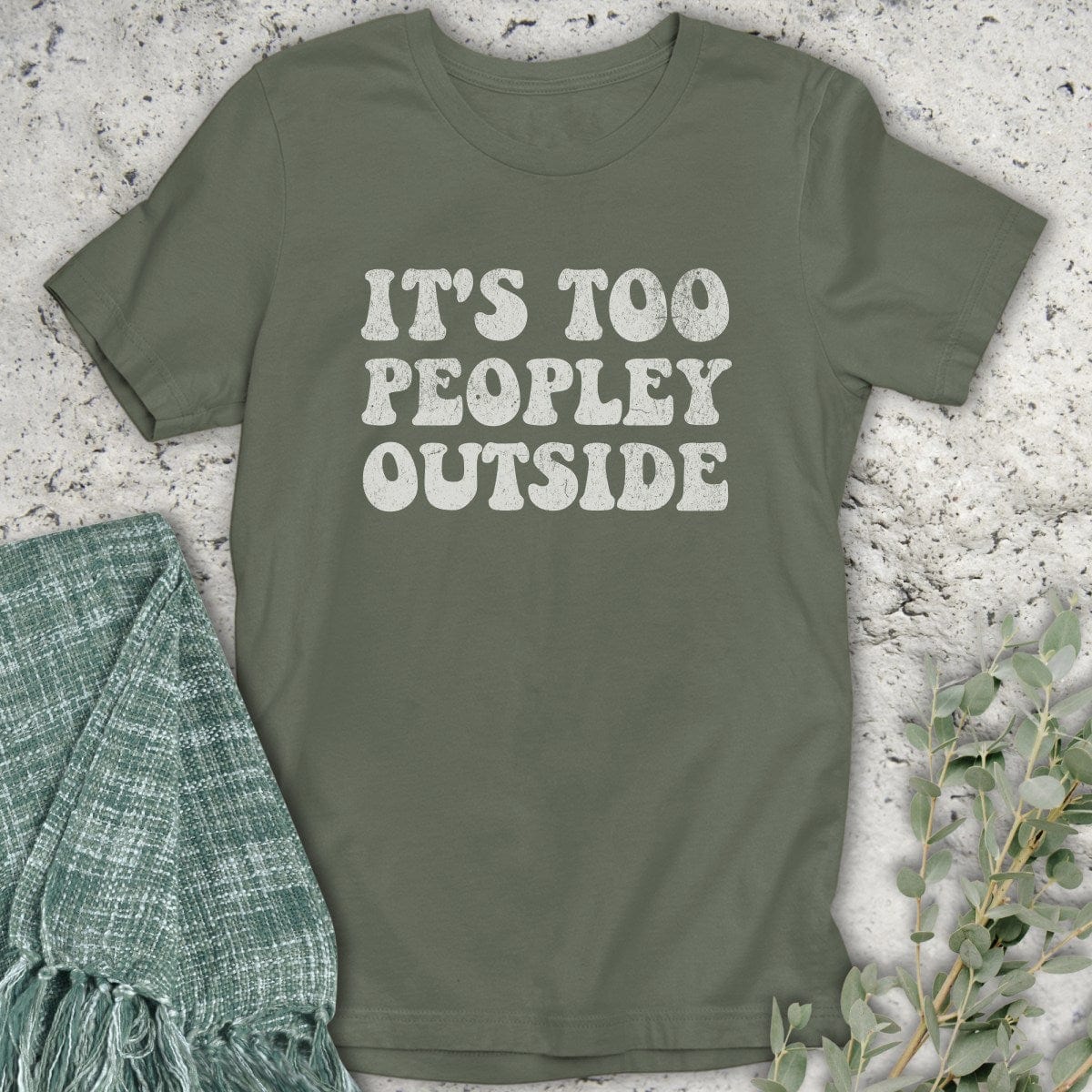 Stepping Green T-Shirt Too Peopley T-Shirt