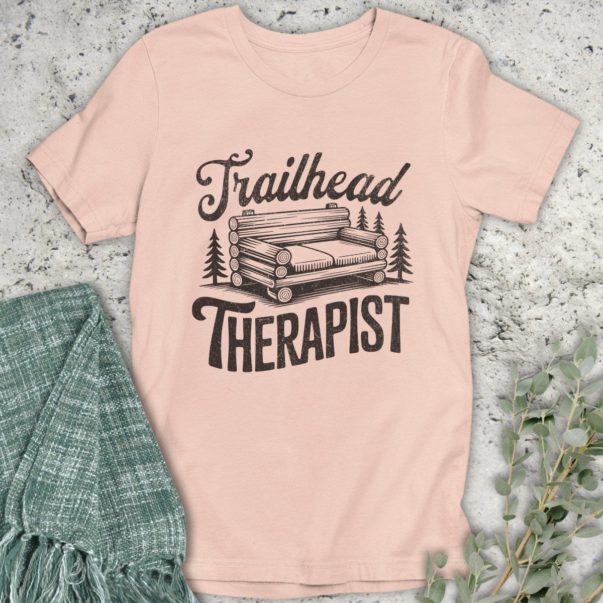 Stepping Green T-Shirt Trailhead Couch T-Shirt