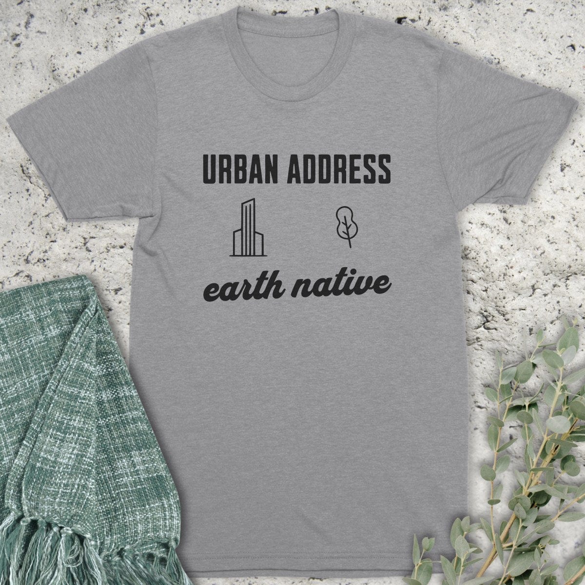 Stepping Green T-Shirt Urban Address T-Shirt