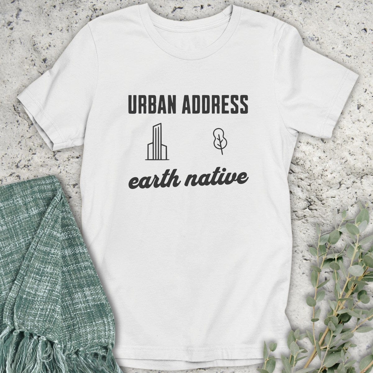 Stepping Green T-Shirt Urban Address T-Shirt