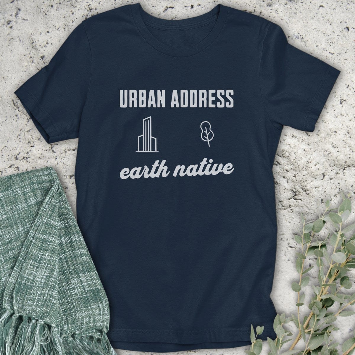 Stepping Green T-Shirt Urban Address T-Shirt