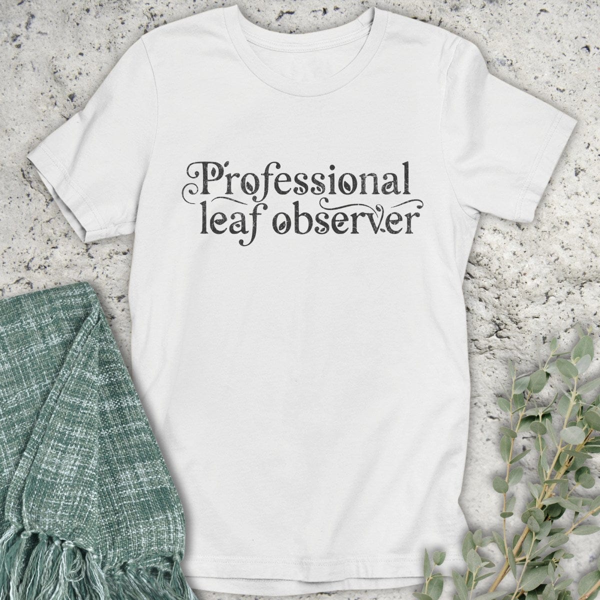 Stepping Green T-Shirt Vine Leaf Observer T-Shirt