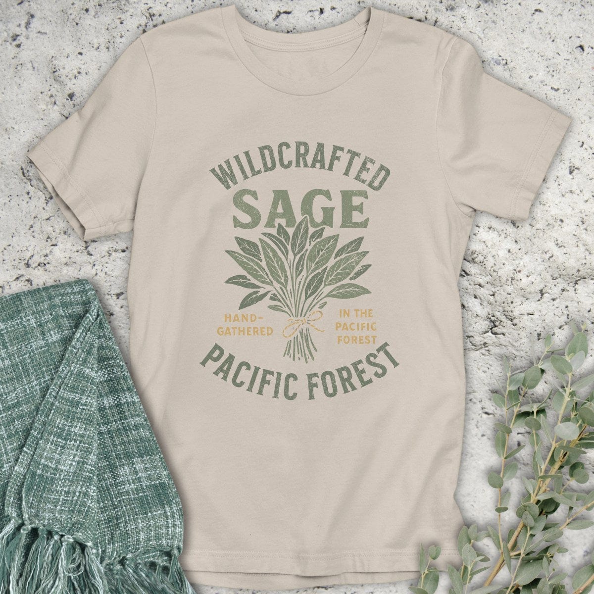 Stepping Green T-Shirt Wildcrafted Sage T-Shirt