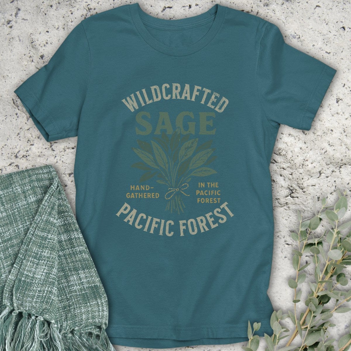Stepping Green T-Shirt Wildcrafted Sage T-Shirt