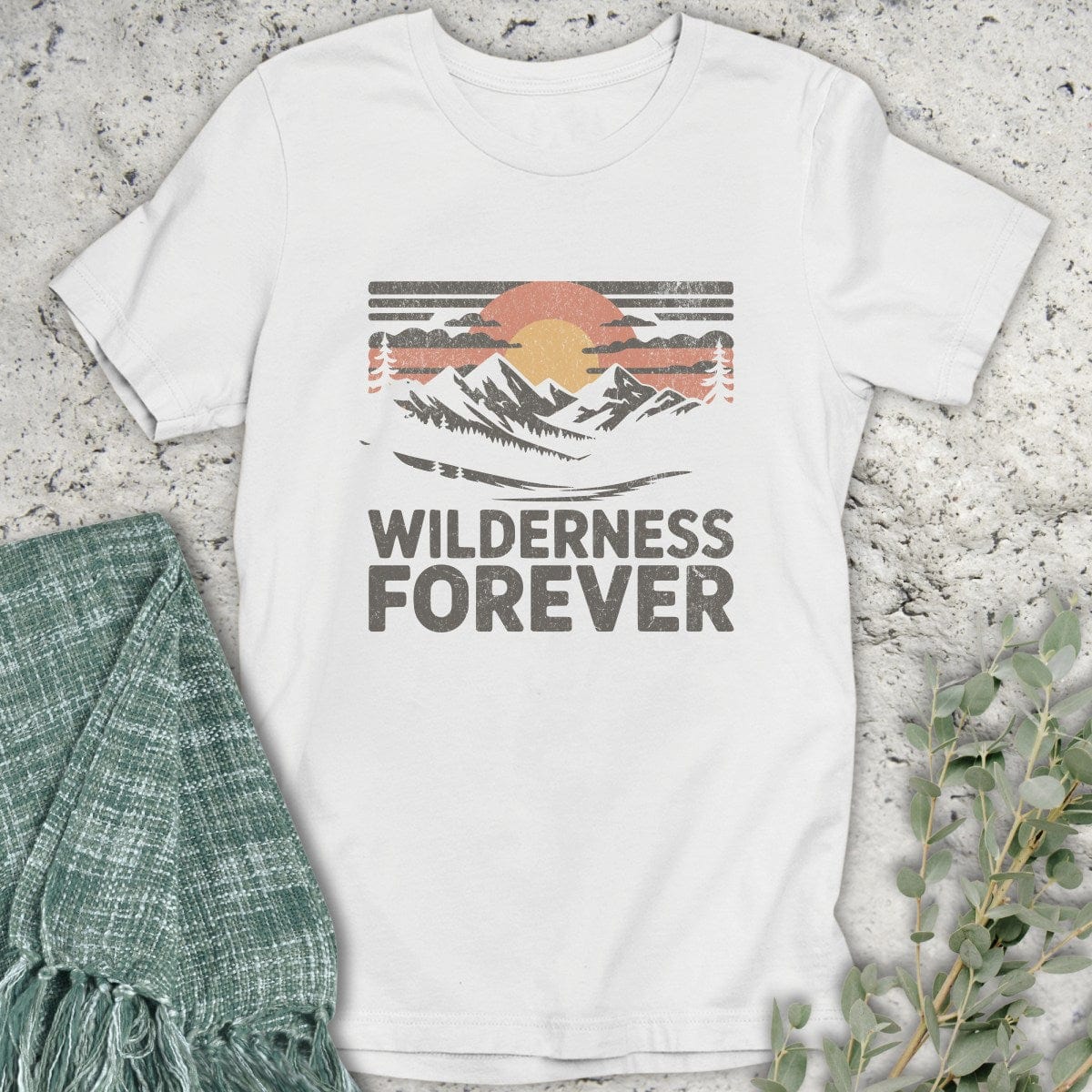 Stepping Green T-Shirt Wilderness Forever T-Shirt