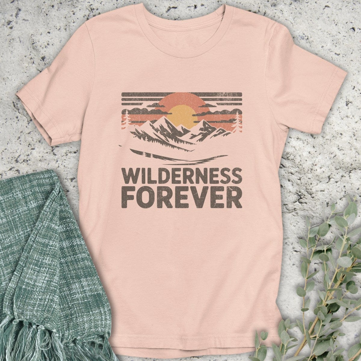Stepping Green T-Shirt Wilderness Forever T-Shirt