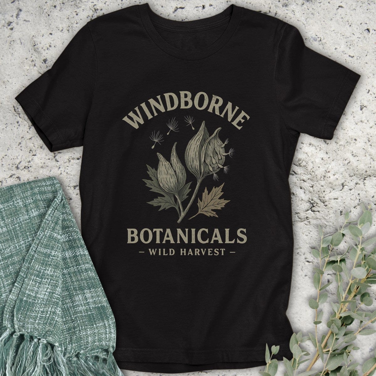 Stepping Green T-Shirt Windborne Botanicals T-Shirt