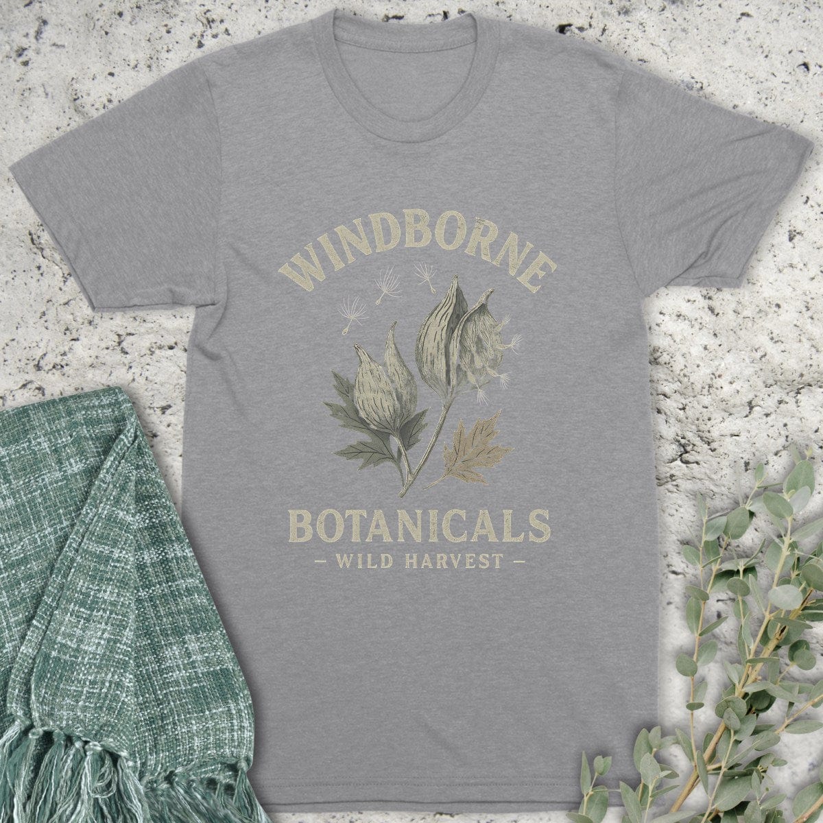 Stepping Green T-Shirt Windborne Botanicals T-Shirt