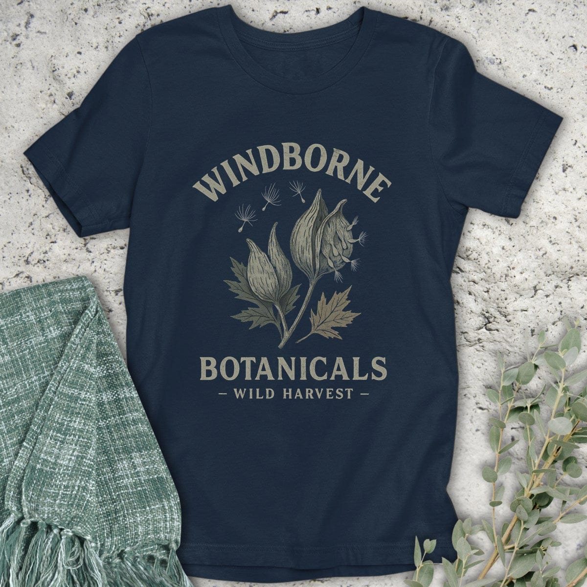 Stepping Green T-Shirt Windborne Botanicals T-Shirt
