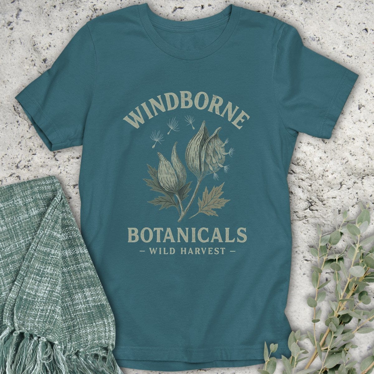 Stepping Green T-Shirt Windborne Botanicals T-Shirt