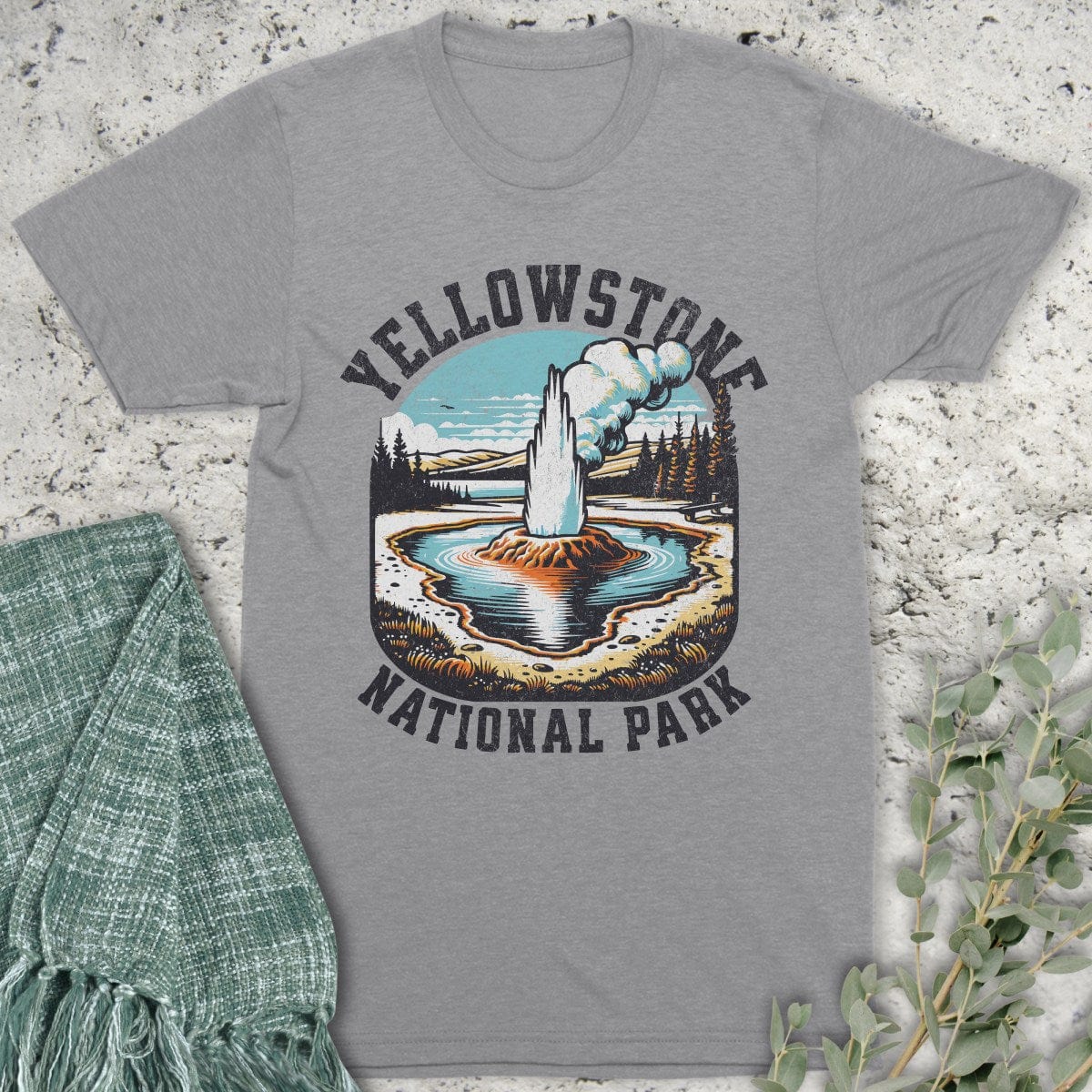 Stepping Green T-Shirt Yellowstone T-Shirt