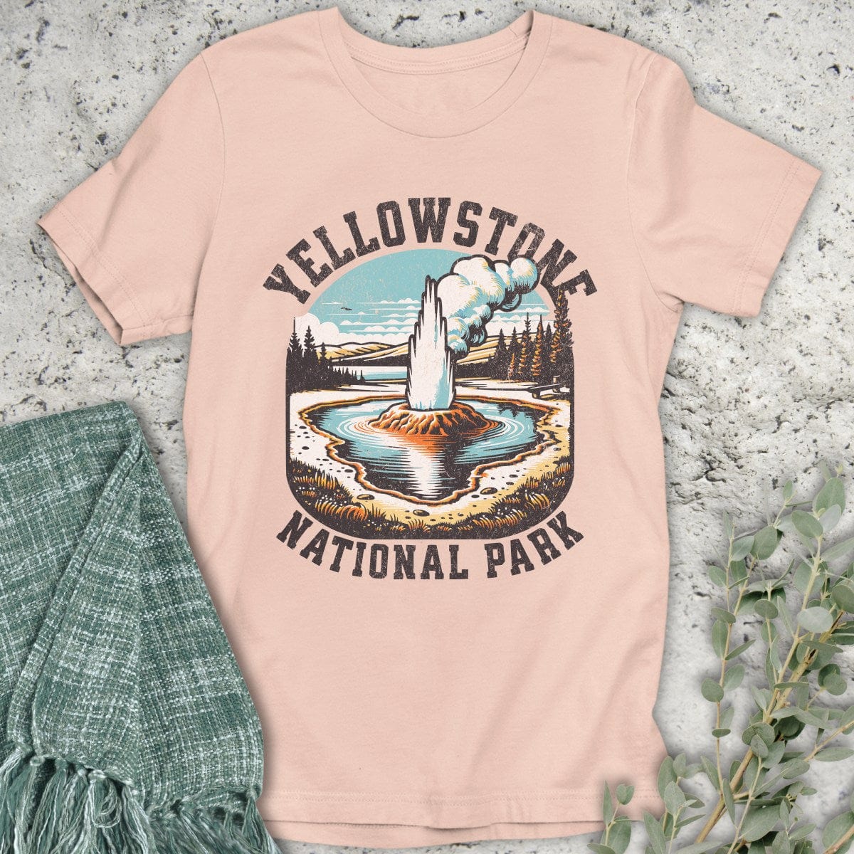 Stepping Green T-Shirt Yellowstone T-Shirt
