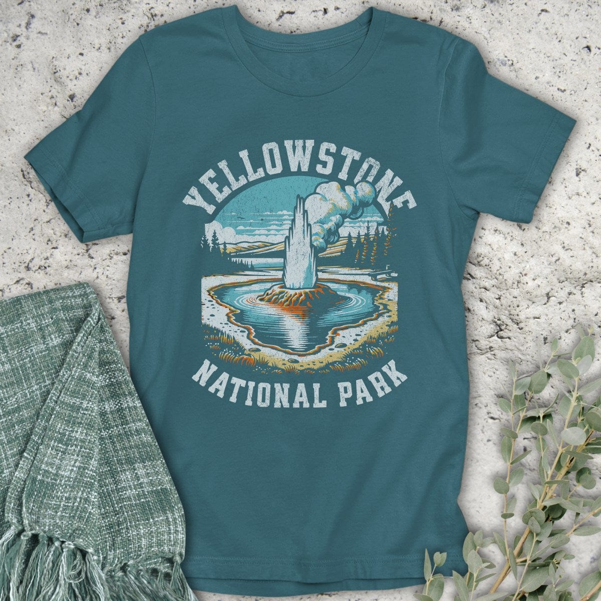 Stepping Green T-Shirt Yellowstone T-Shirt
