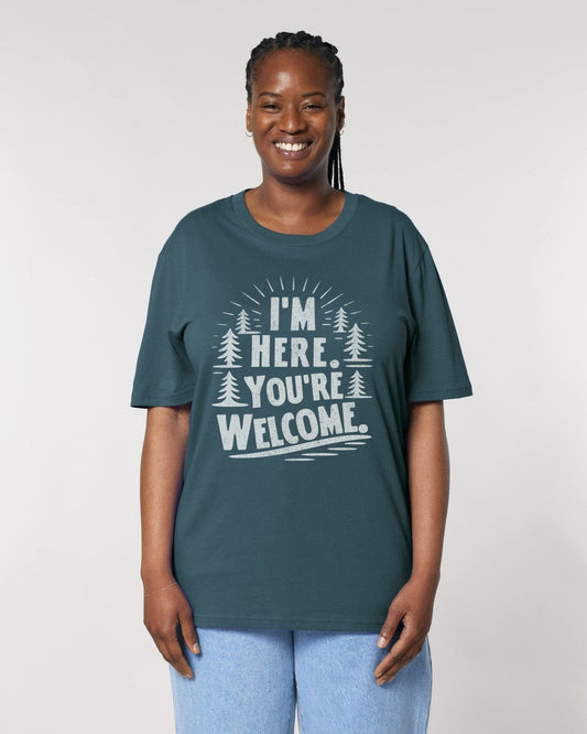 Stepping Green T-Shirt You're Welcome Trees T-Shirt