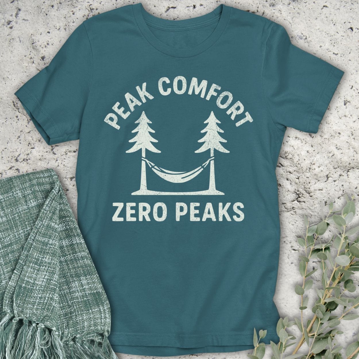 Stepping Green T-Shirt Zero Peaks T-Shirt