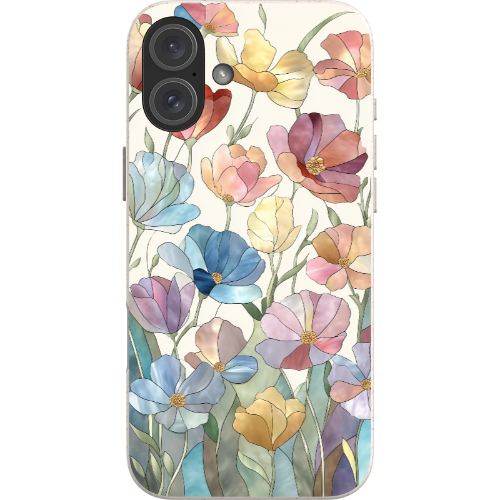 Stained Glass Flowers Bio Case