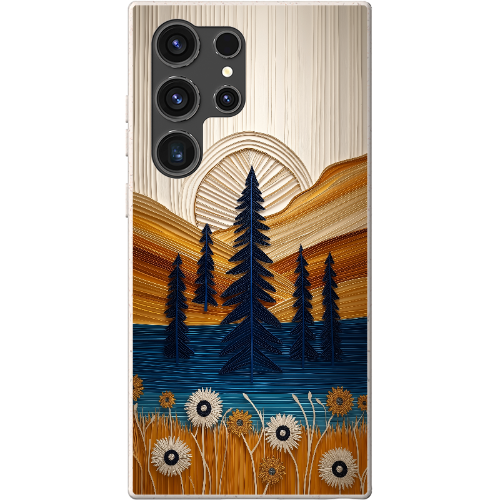 Folded Paper Mountain Bio Case