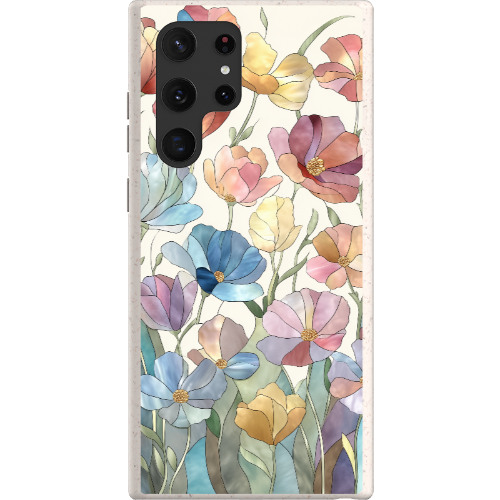 Stained Glass Flowers Bio Case