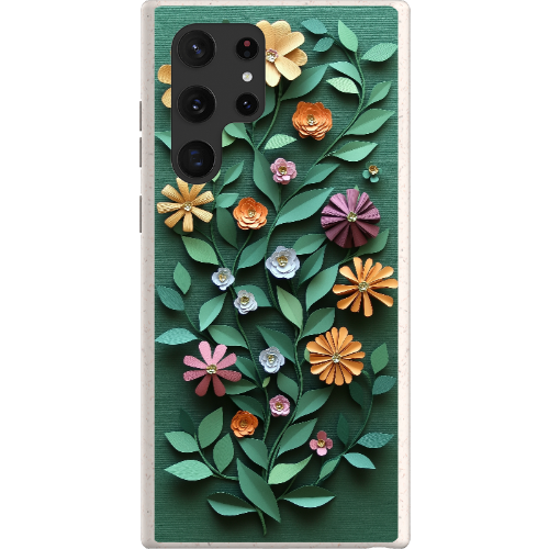 Paper Cut Colorful Floral Bio Case