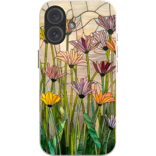 Floral Stained Glass Bio Case