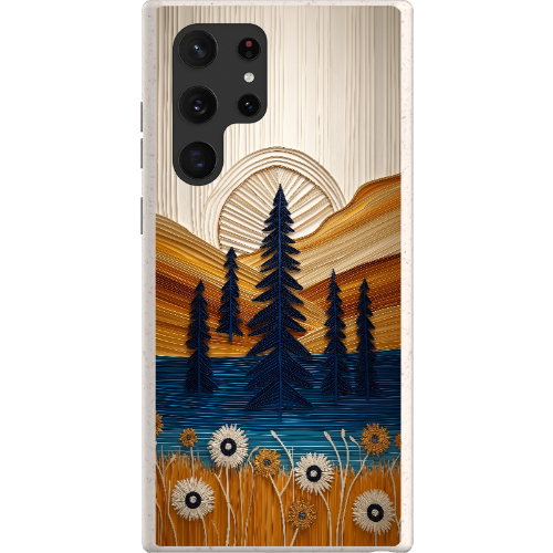 Folded Paper Mountain Bio Case