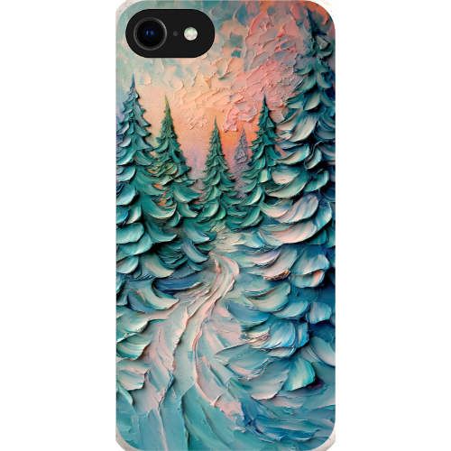Impasto Winter Forest Bio Case