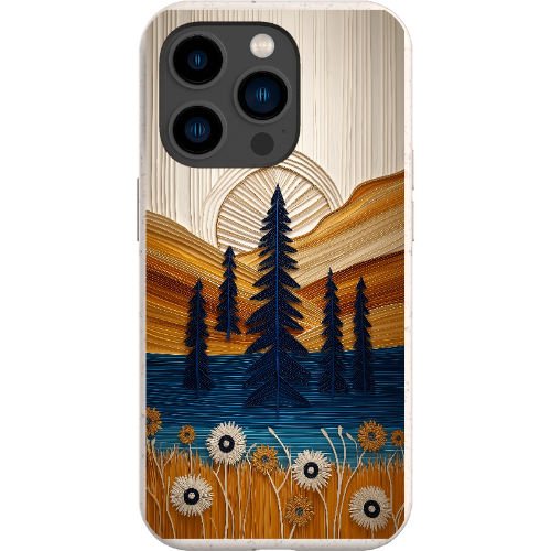 Folded Paper Mountain Bio Case