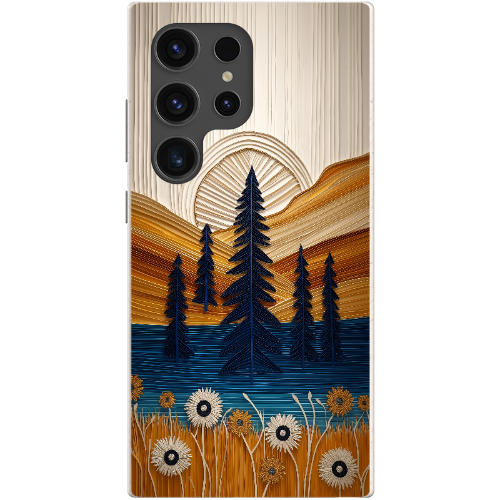 Folded Paper Mountain Bio Case